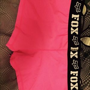 Fox hot pink booty shorts