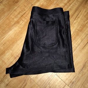 American Apparel Black Disco Shorts