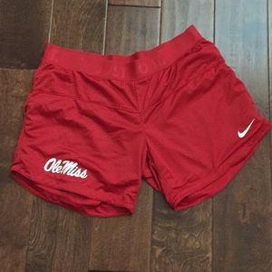 Ole miss Nike brand shorts