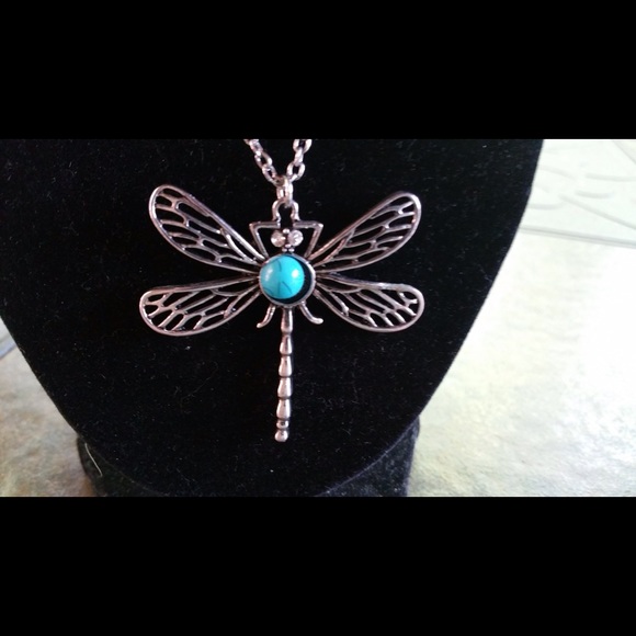 Dragonfly Silver Plated 20+ inches - Picture 1 of 3
