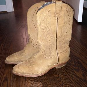 Authentic Nashville leather cowboy boots