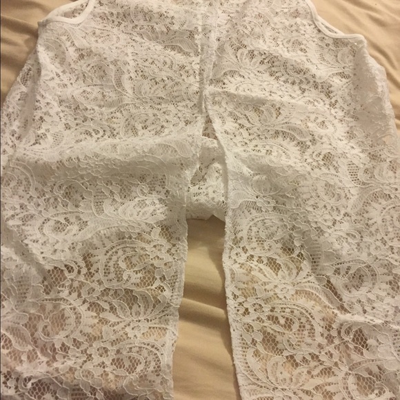 Express backless lace tank sz S NWT - Picture 2 of 3