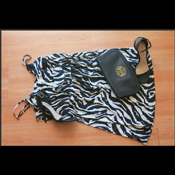 Zebra print dress