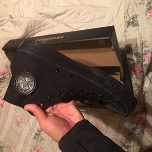 Never worn black chucks