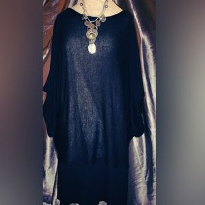 Black Dolman style sweater