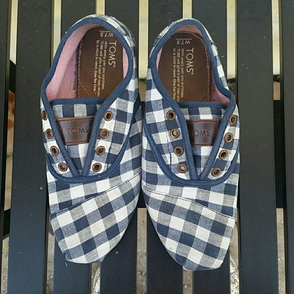 Blue Toms shoes