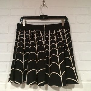 Kreepsville 666 Skirts - Kreepsville 666 Spiderweb Skater Skirt XL Kreepsville 666 Skirts - Kreepsville 666 Spiderweb Skater Skirt XL