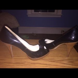 Peep-Toe Patent Leather Heels
