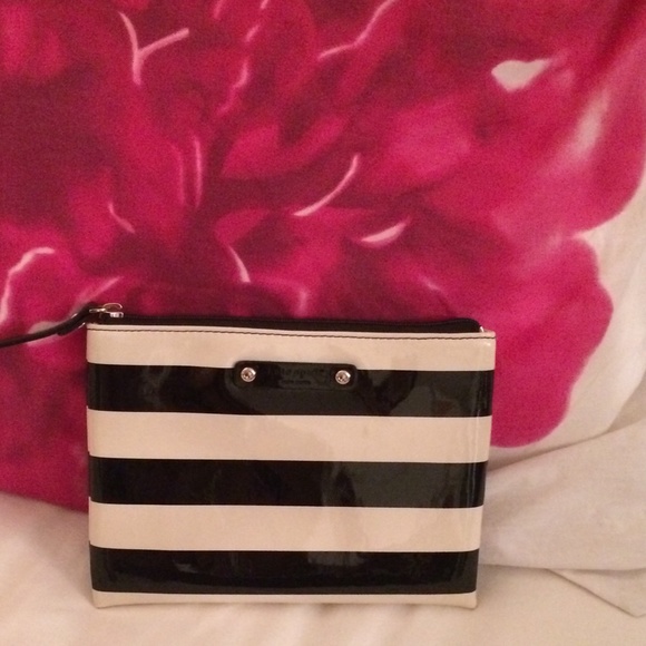 Kate Spade York Street Mini Pouch Black/Cream