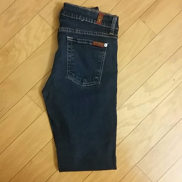 Dark blue skinny 7 Jeans