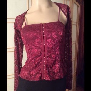 New w/ tags attach, corset two pcs, $49 Sz-S