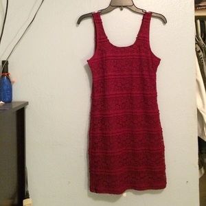 Burgundy Bodycon Winter dress!