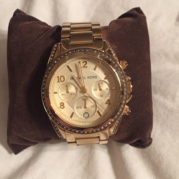 Gold Michael Kors watch