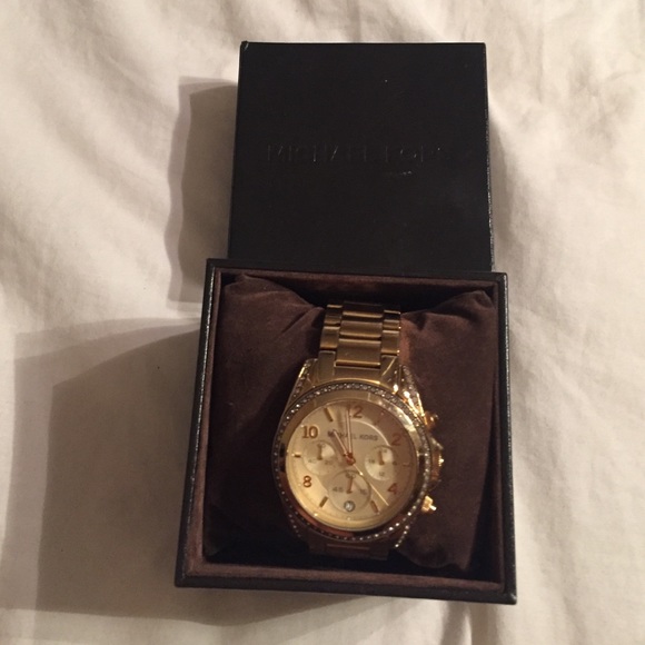 Gold Michael Kors watch