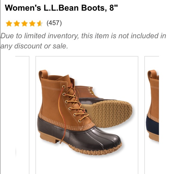 Women's 8" L.L. Bean Duck Boots