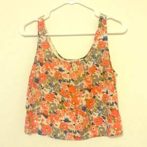 Floral crop top