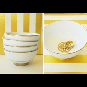 Monogrammed ring dish