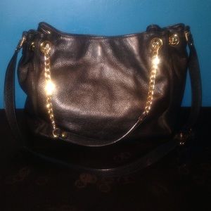 Michael Kors mid size black purse