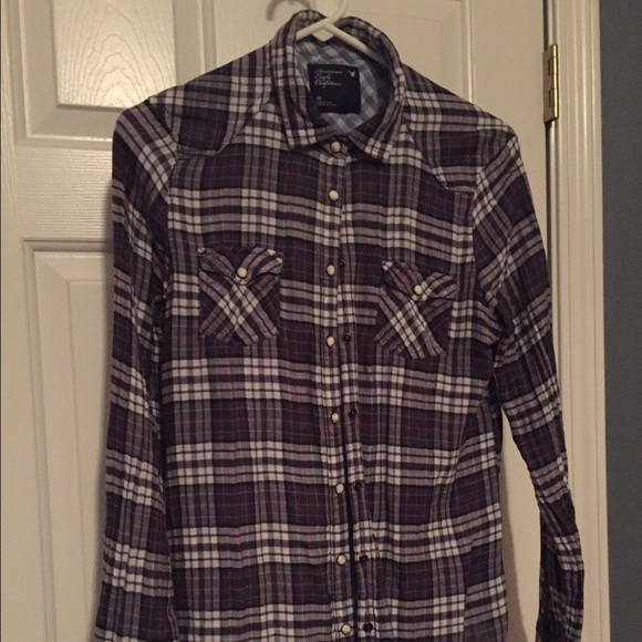 Plaid button down