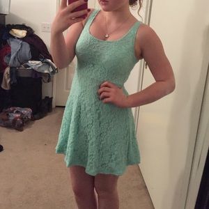 Lace mint dress from papaya