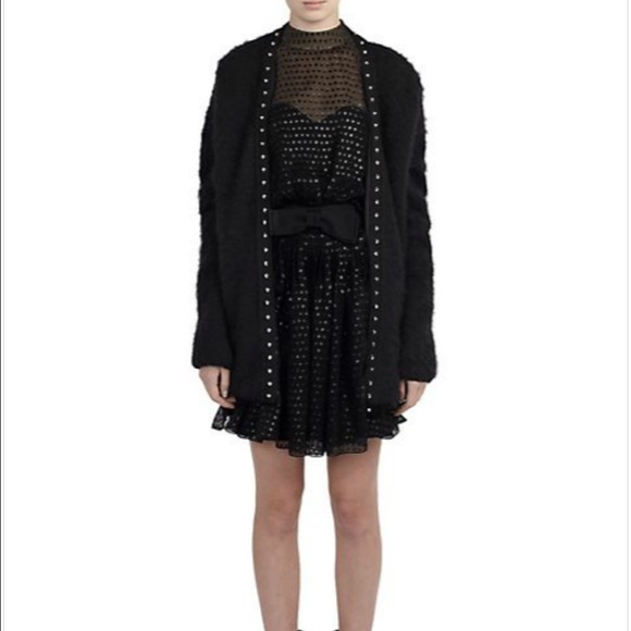 SOLD Saint Laurent Studded Mohair Sweater