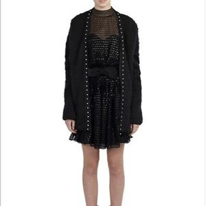 SOLD Saint Laurent Studded Mohair Sweater