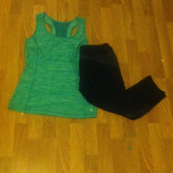 Adorable blue dri fit workout tank