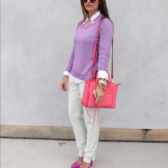 Wool mint pull on Harlow pant by J. CREW