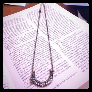 Moon shaped necklace