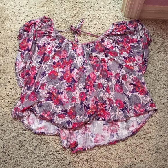 Poncho multi colored shirt