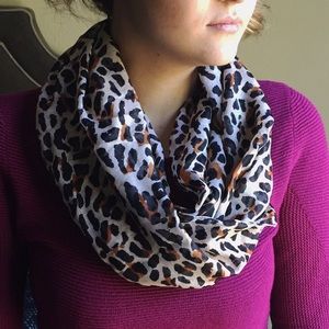 Leopard Print Infinity Scarf! Clearance price!!