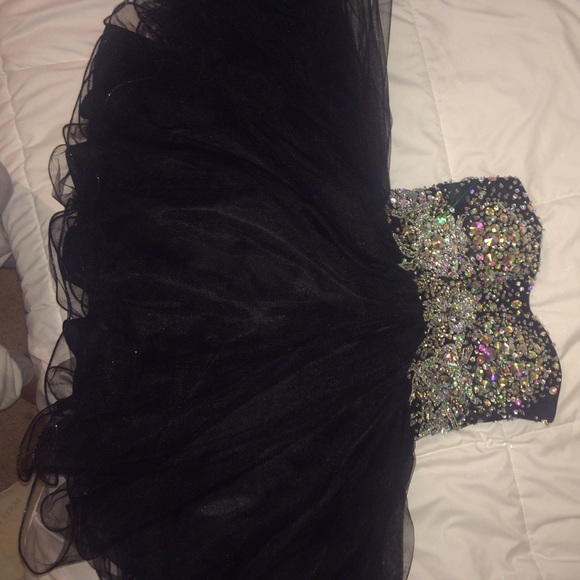 Black homecoming dress 💕