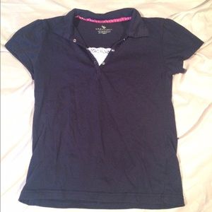Navy blue girls polo