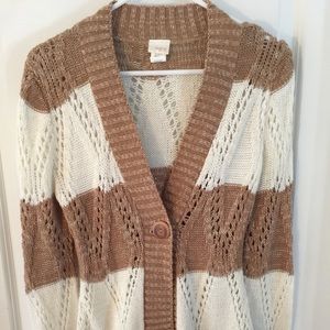 Stripped cardigan