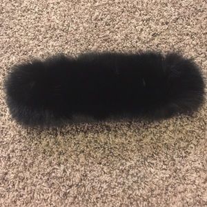 REAL fur collar or ear warmer!