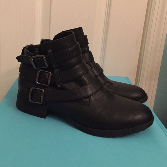 Black Booties Size 8.5
