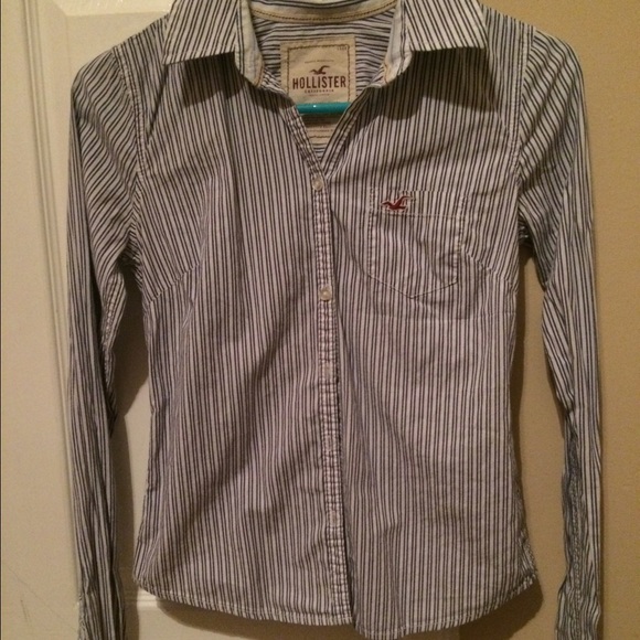Striped Hollister button down
