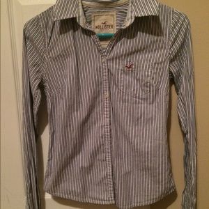 Striped Hollister button down