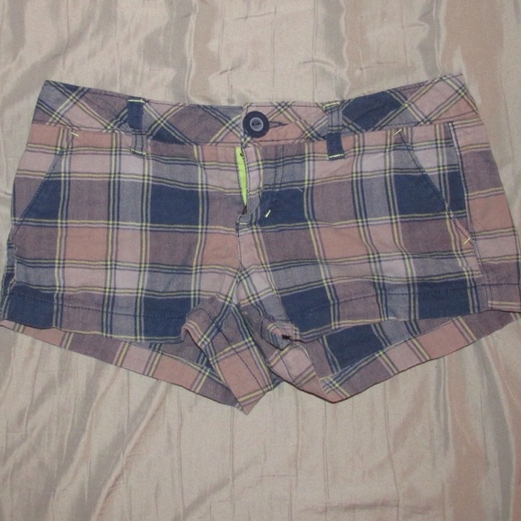 Plaid shorts