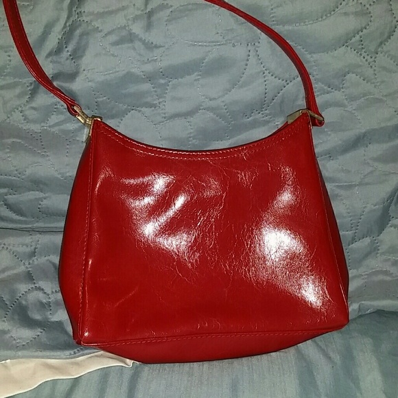 Red Liz Claiborne leather purse
