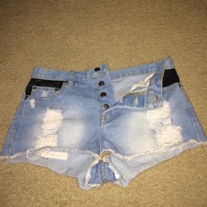 Forever 21 High-Waisted Denim shorts