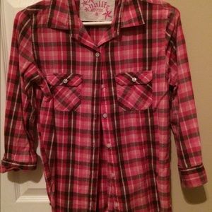 Nollie plaid button down