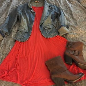 Red Swing Dress