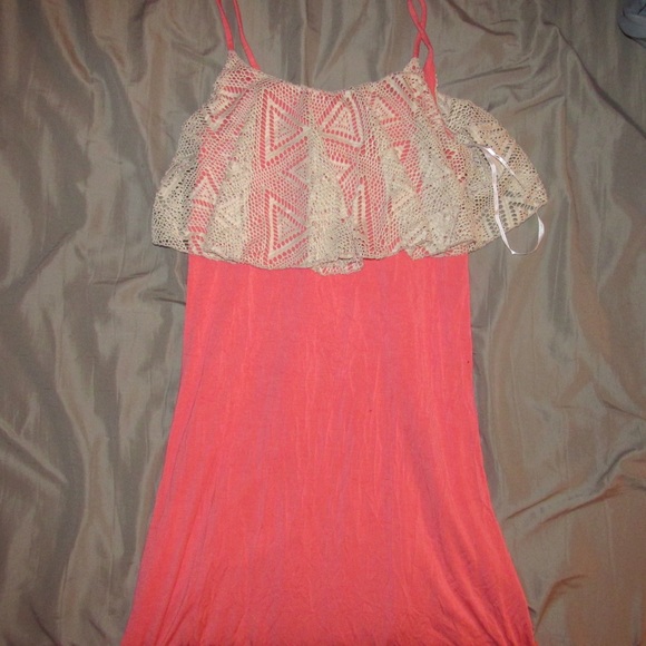 Pink maxi dress