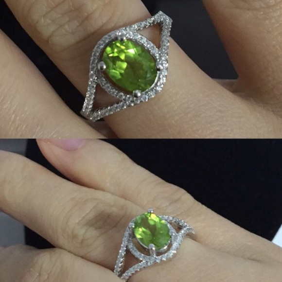 ✅2.4 ct, 100% Genuine natural stone,.925 Ring - Picture 3 of 3
