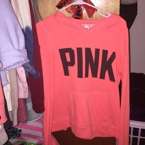 Bright orange VS PINK sweatshirt