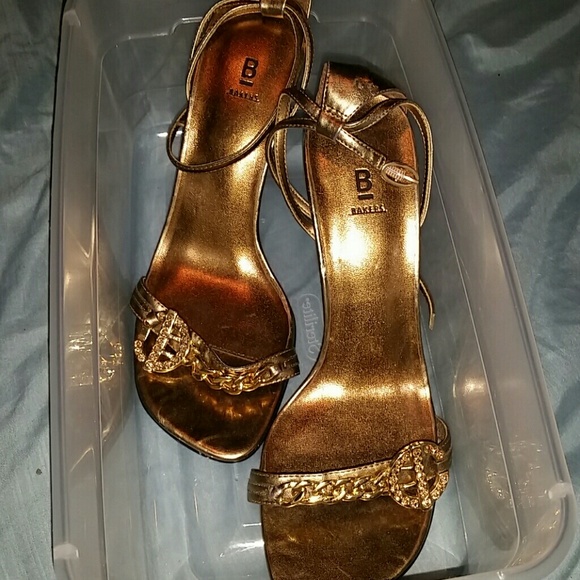 Gold Bakers heels
