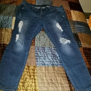 Forever 21 distressed jeans