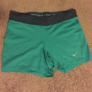 Nike dri-fit spandex shorts
