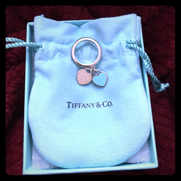 Tiffany & Co. Jewelry - Tiffany and C.O sterling silver two heart ring
